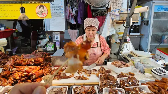시장 가게 사장님